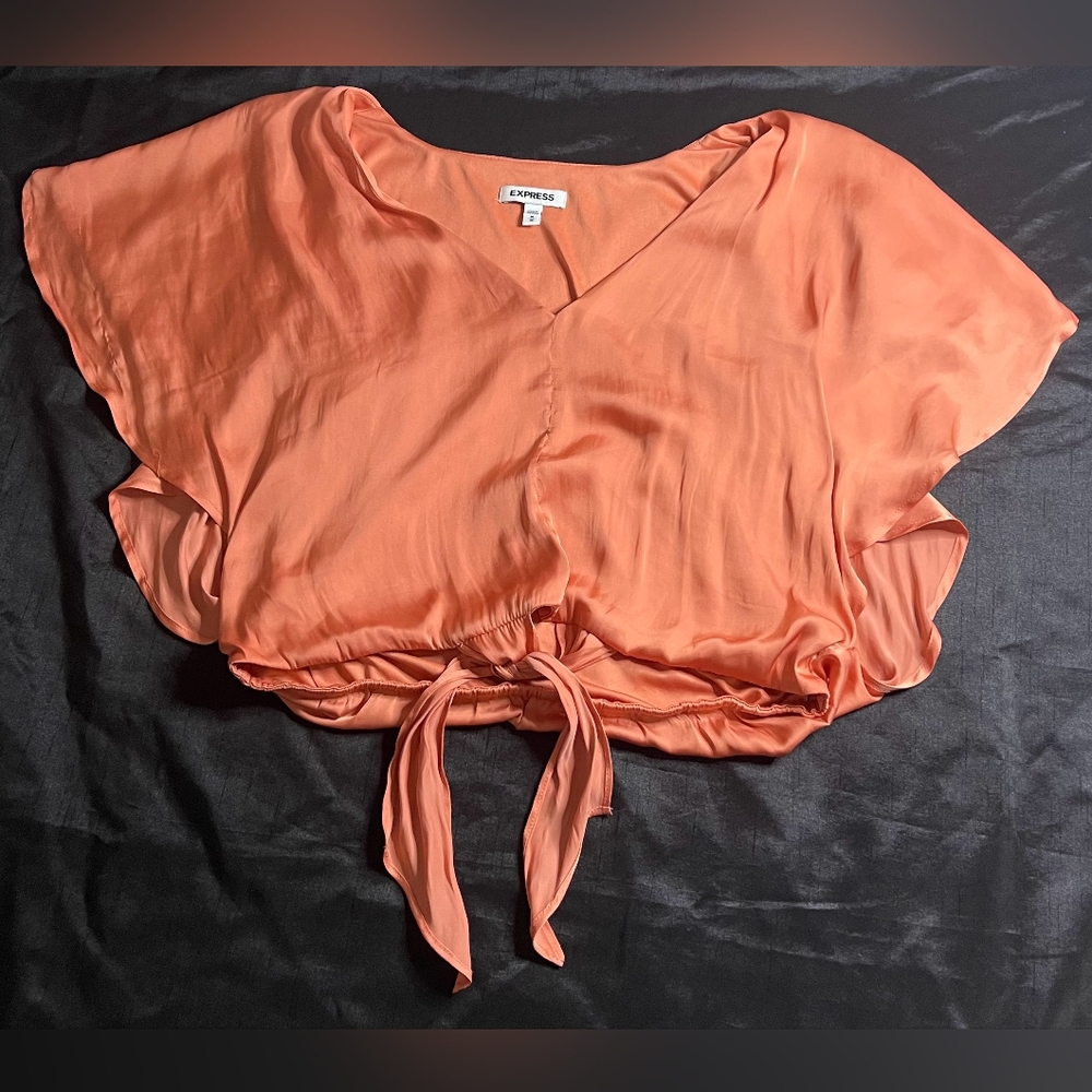 Orange blouse